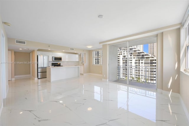 view of unfurnished living room