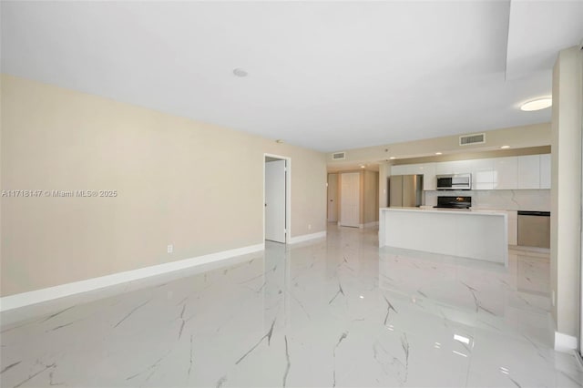 view of unfurnished living room