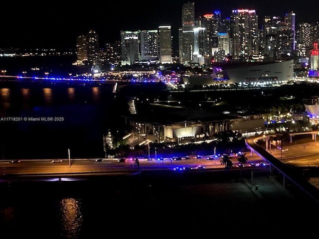 view of city featuring a water view