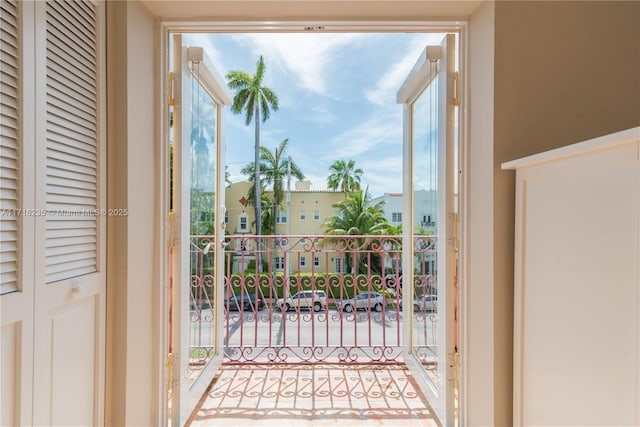 view of doorway