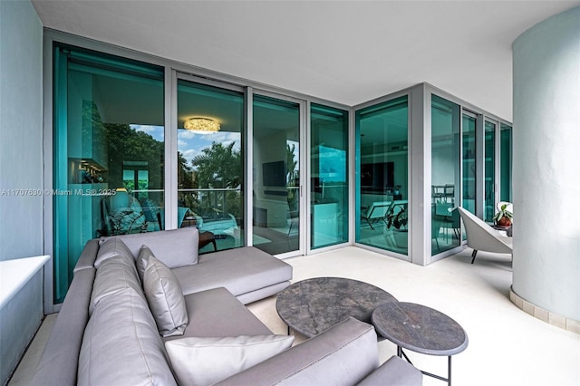 view of patio / terrace featuring outdoor lounge area