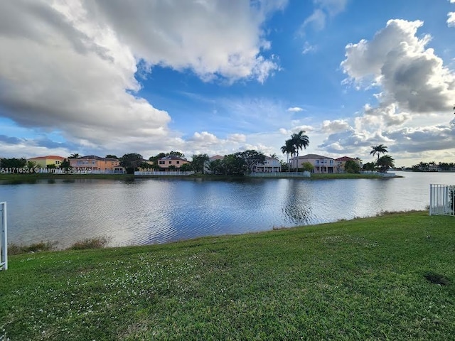 property view of water