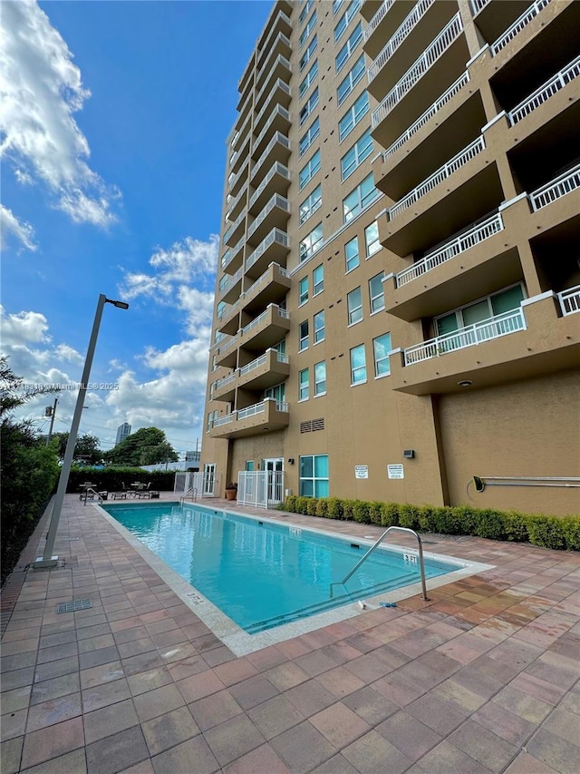 view of community pool