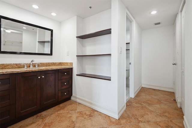 20355 NE 34th Ct Unit 1828, Aventura, FL 33180 - full bath with vanity and recessed lighting