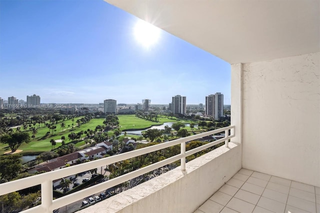 20355 NE 34th Ct Unit 1828, Aventura, FL 33180 - balcony with a city view, view of golf course, and a water view