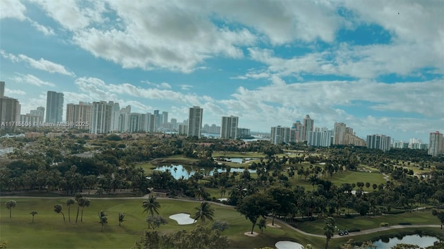 city view with a water view