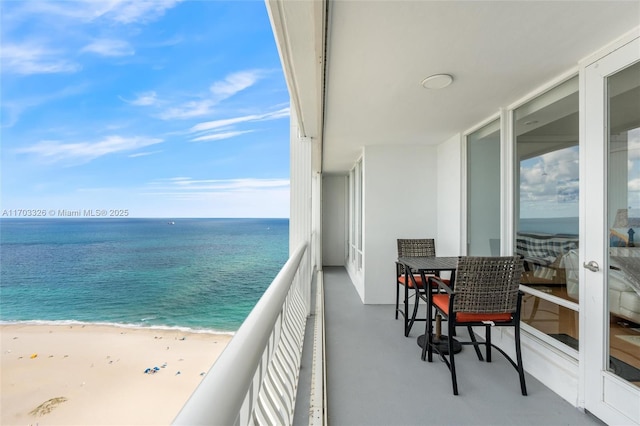 2200 S Ocean Ln Unit 2903, Fort Lauderdale, FL 33316 - balcony with view of water and beach