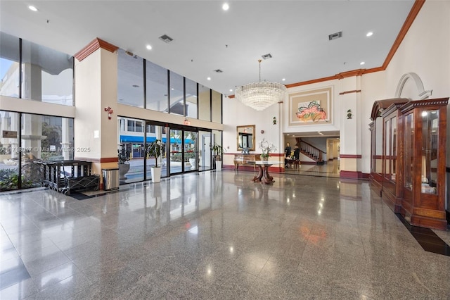 view of community lobby