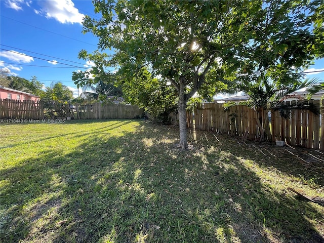 view of yard