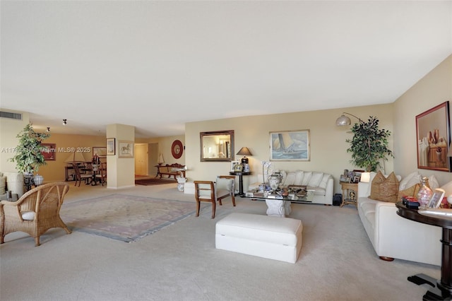 1800 S Ocean Blvd Unit 210, Lauderdale By The Sea, FL 33062 - living room featuring light colored carpet