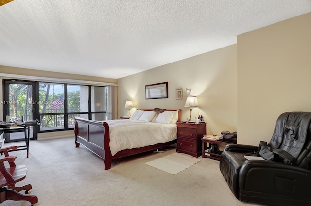 1800 S Ocean Blvd Unit 210, Lauderdale By The Sea, FL 33062 - bedroom with light colored carpet and a textured ceiling