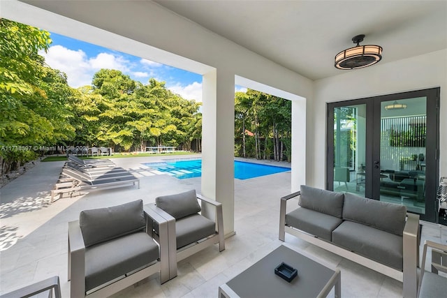 view of patio / terrace with outdoor lounge area