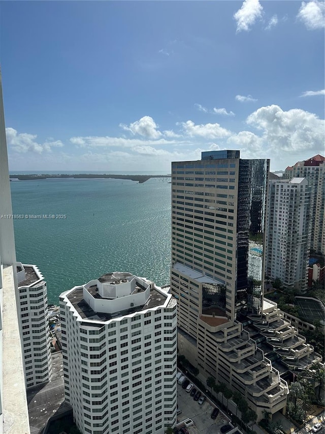 950 Brickell Bay Dr Unit 3505, Miami, FL 33131 - aerial view with a city view and a water view