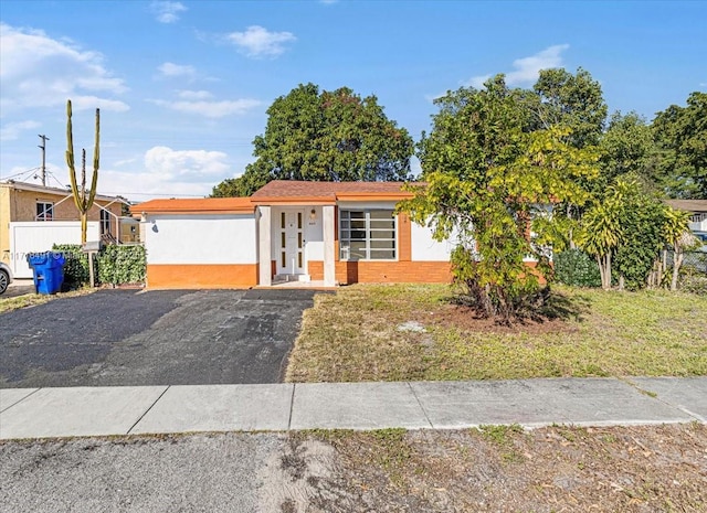 view of front of home