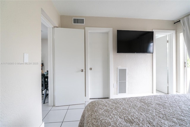 view of tiled bedroom