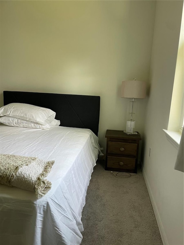 bedroom with carpet flooring