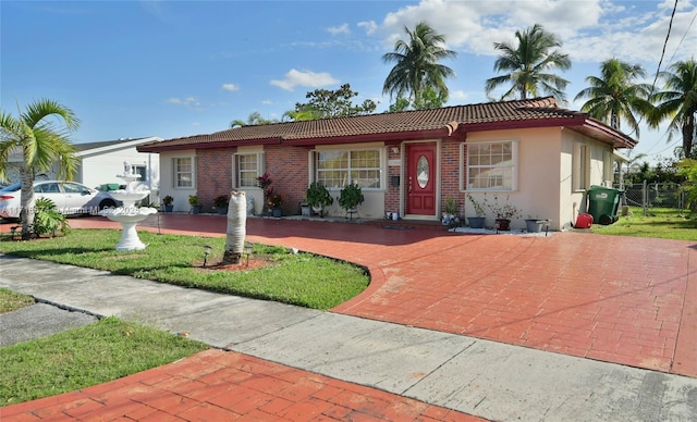 view of ranch-style home