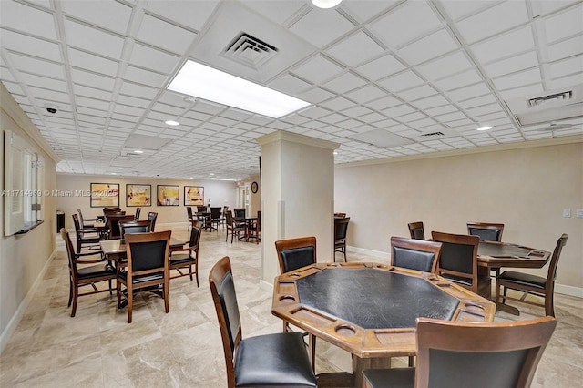 view of dining room