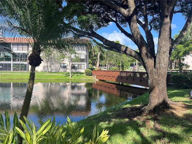 view of water feature