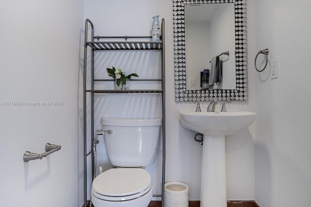 bathroom with toilet