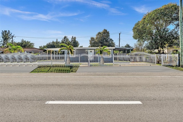 view of ranch-style home