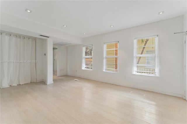 unfurnished bedroom featuring light hardwood / wood-style floors