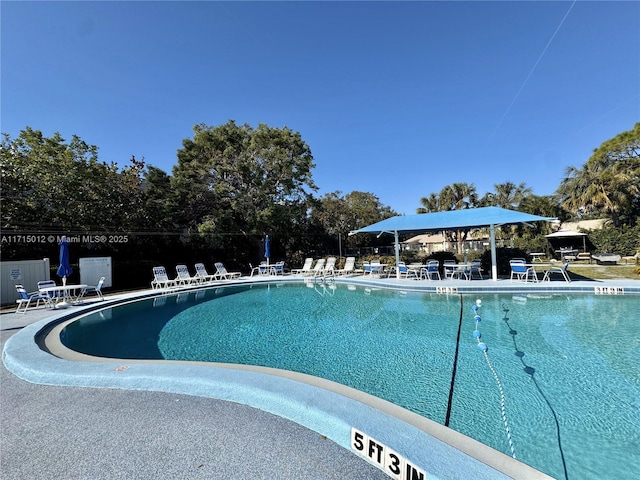 view of pool