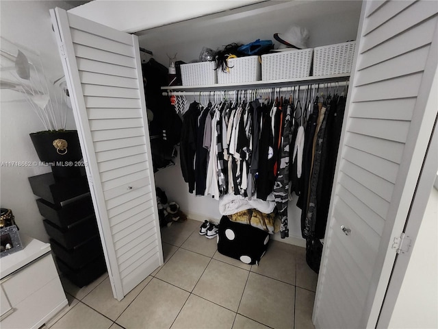 view of closet