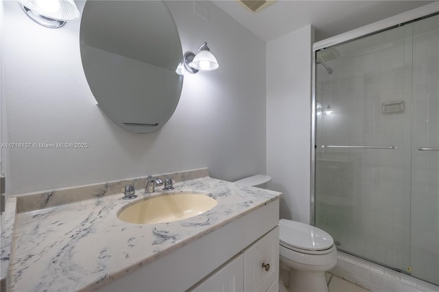 4000 Towerside Ter Unit 908, Miami, FL 33138 - full bath featuring vanity, a shower stall, and tile patterned flooring