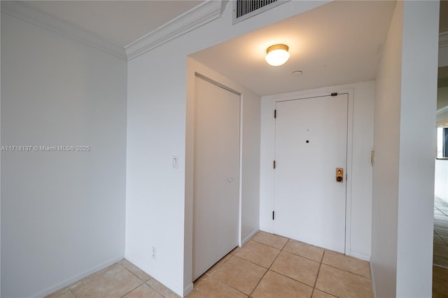 4000 Towerside Ter Unit 908, Miami, FL 33138 - corridor with light tile patterned floors and ornamental molding