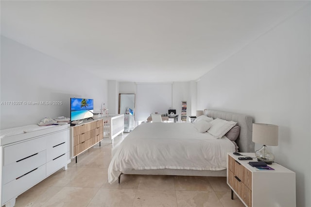 view of tiled bedroom