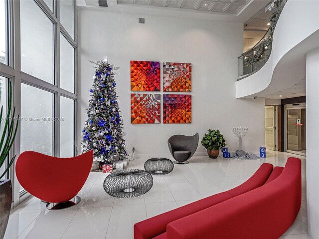 view of community lobby