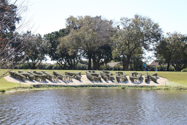 view of water feature