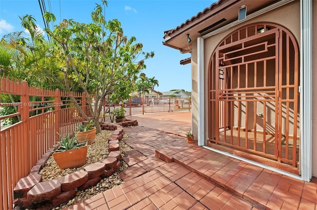 view of patio