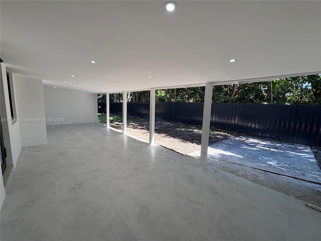 view of patio / terrace with a carport