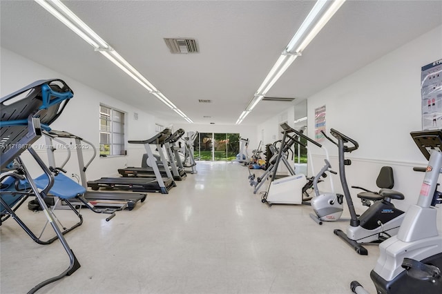 view of exercise room