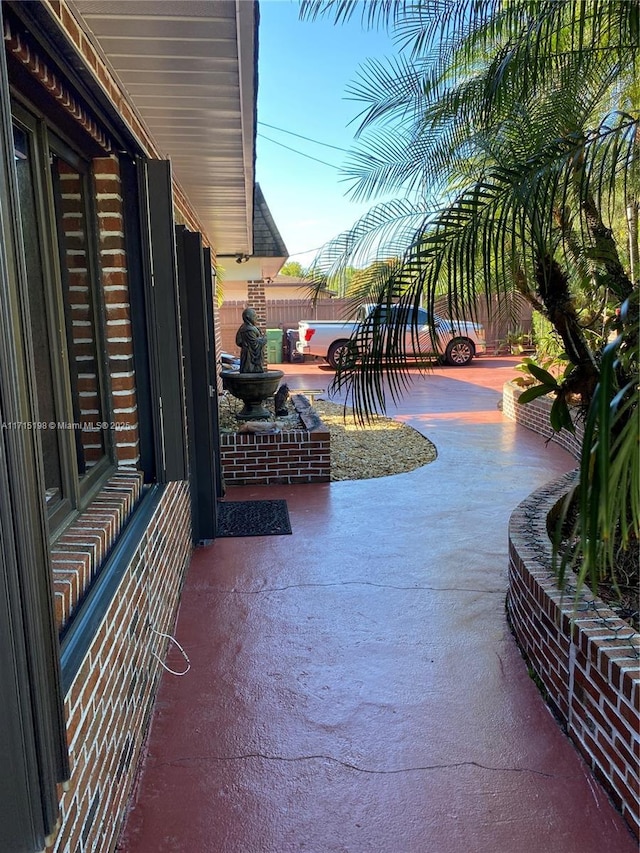 balcony featuring a patio area