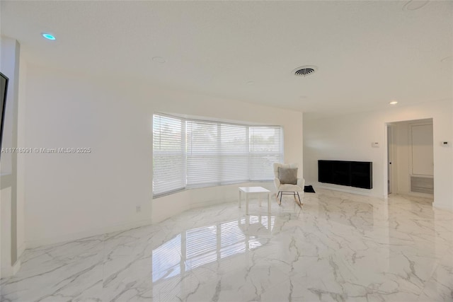 view of unfurnished living room