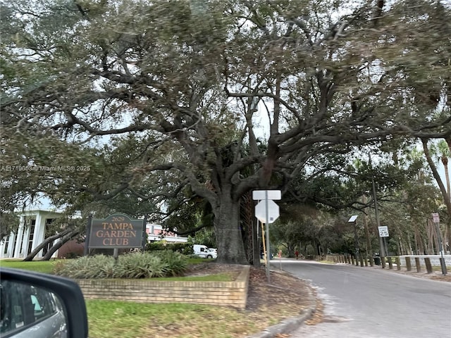 view of road