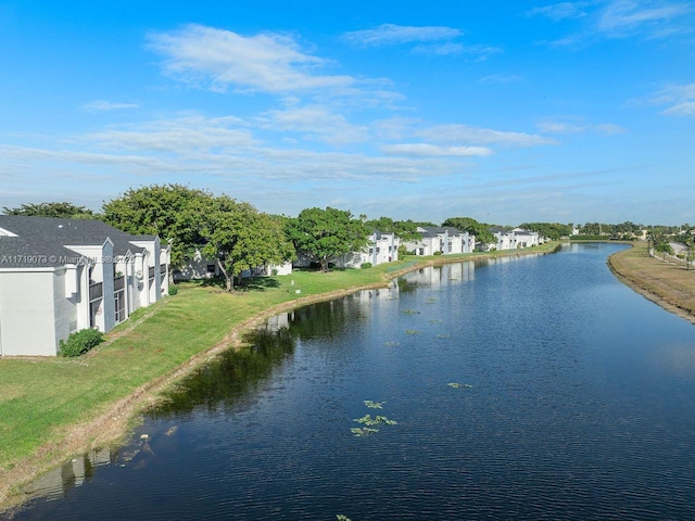 property view of water