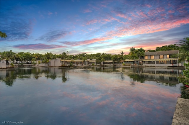 property view of water