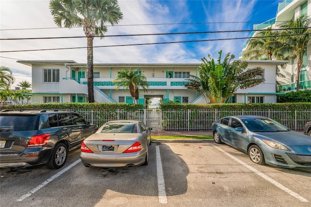 view of car parking