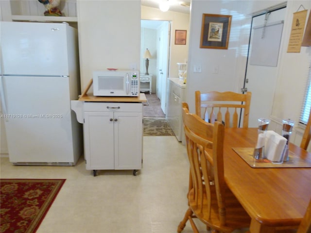 view of dining space