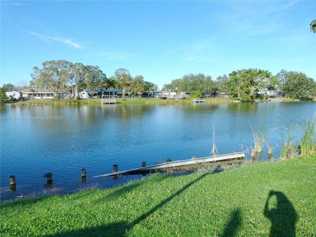 view of water feature