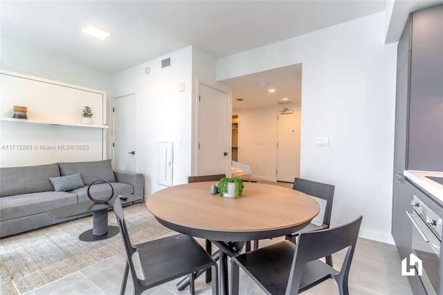 view of dining room