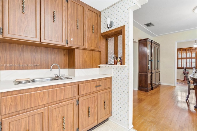 kitchen featuring sink