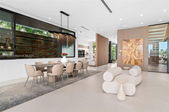 315 N Shore Dr, Miami Beach, FL 33141 - dining area featuring recessed lighting