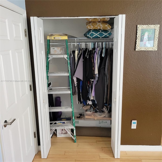 view of closet