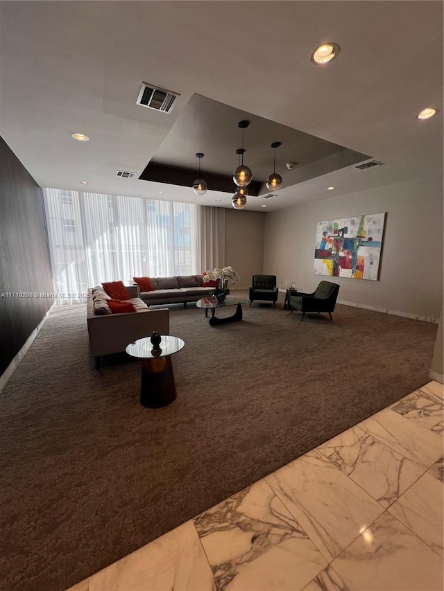 community lobby featuring visible vents