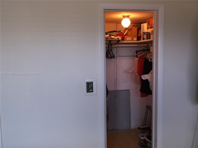 view of closet